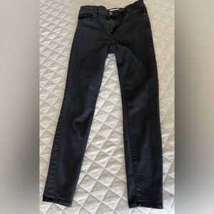 LOFT Women's Black Wash Skinny Jeans/Leggings